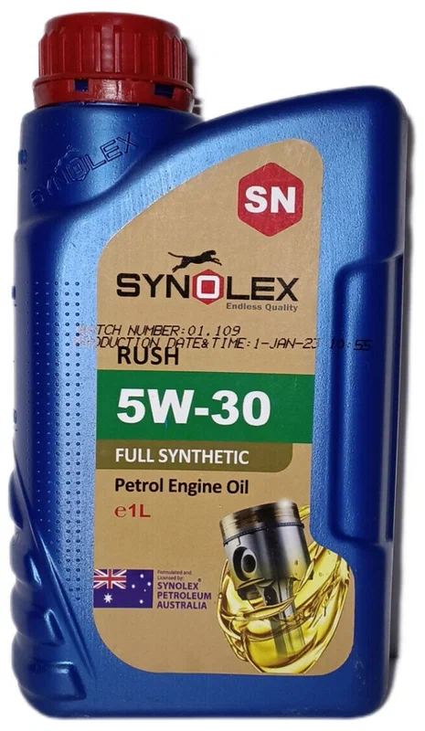 Синтетическое моторное масло Rush SAE 5W-30 SN 1л