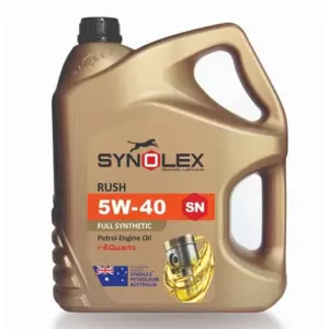 Синтетическое моторное масло Rush SAE 5W40 SN 4л